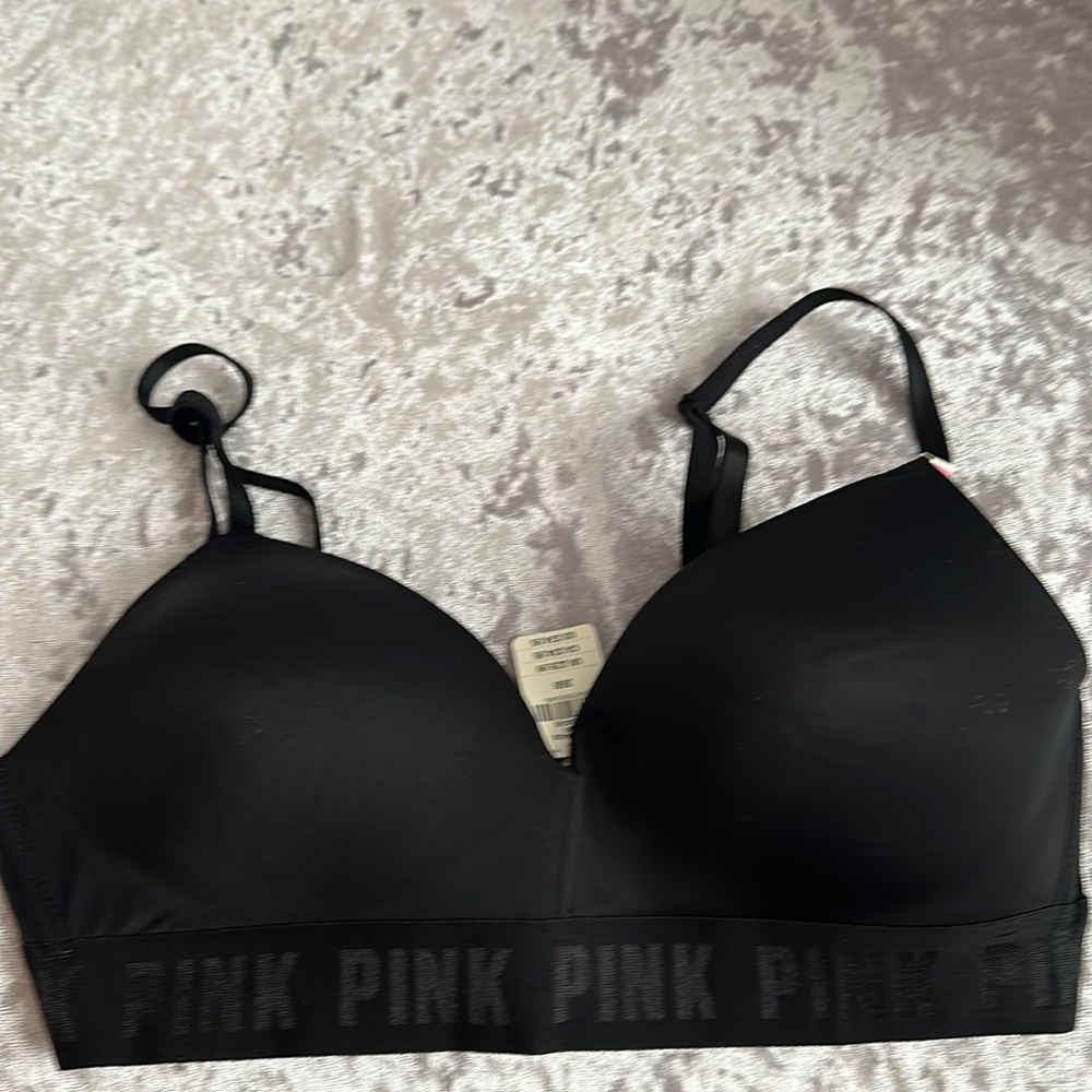 Pink bra wireless n lightly padded
